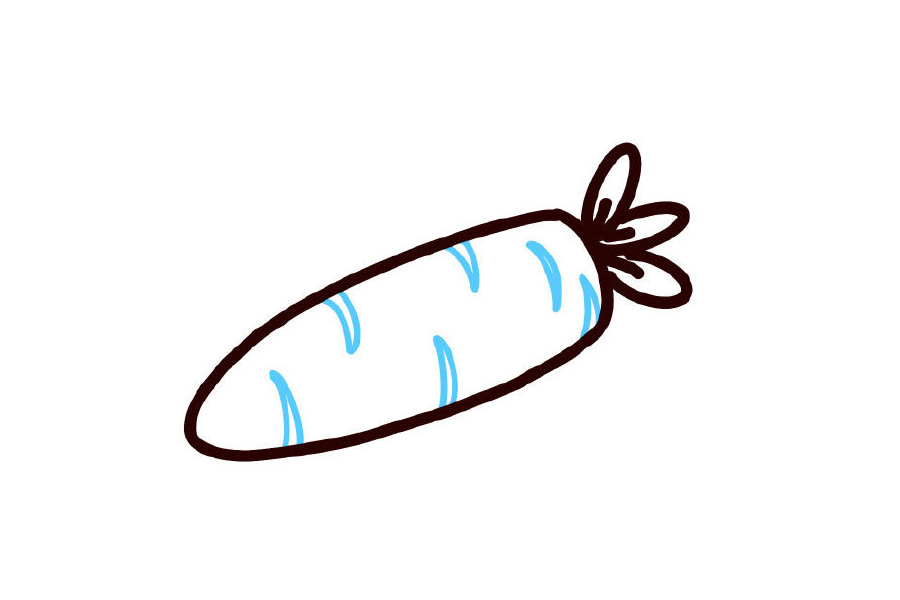 步骤5：画上小纹理。