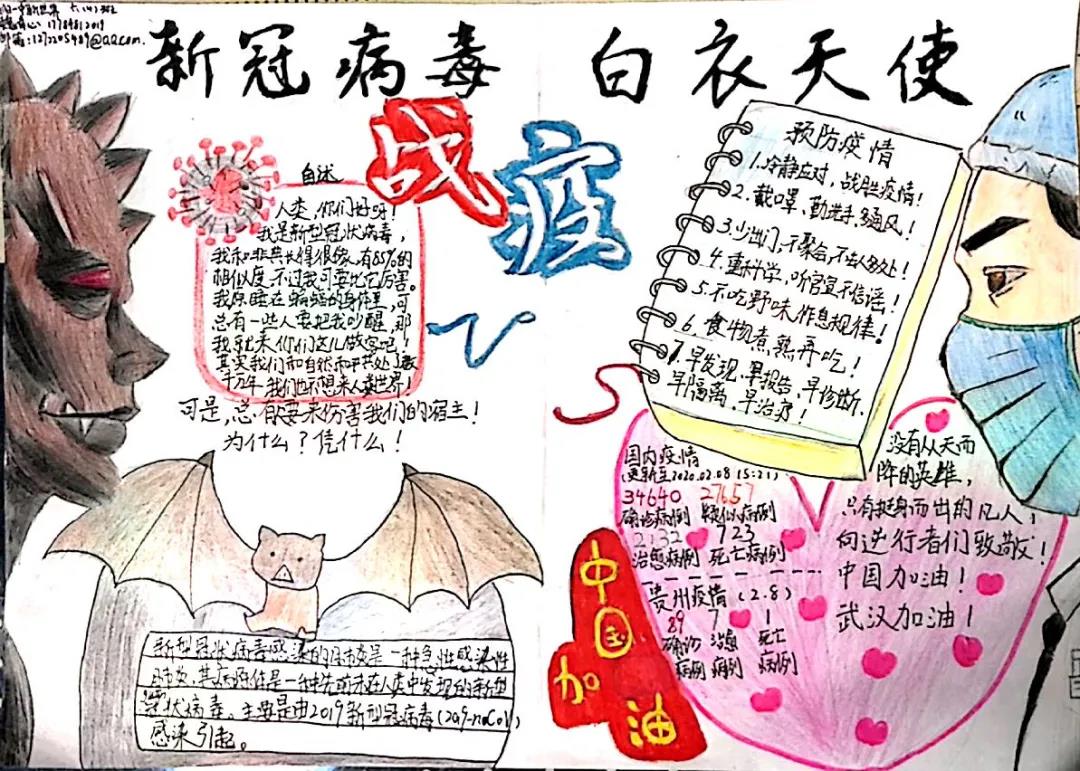 步骤2：《战疫》作者：贵阳一中新世界国际学校六(4)班 魏幸心