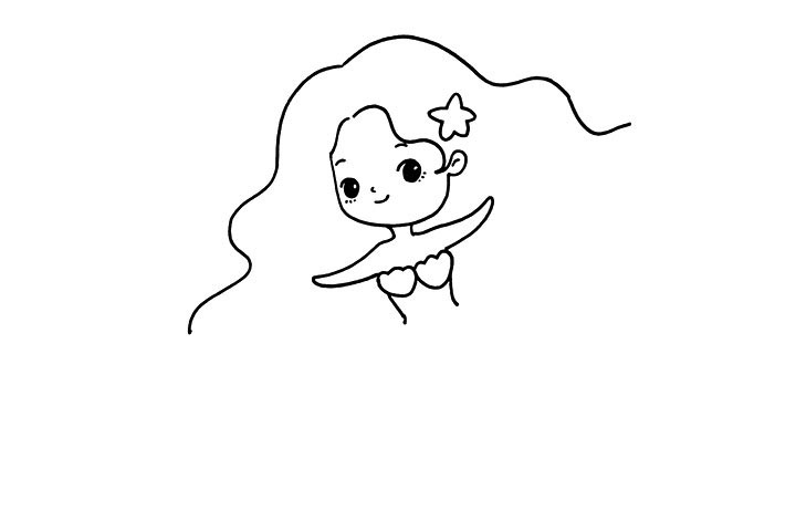 步骤4：画身体。