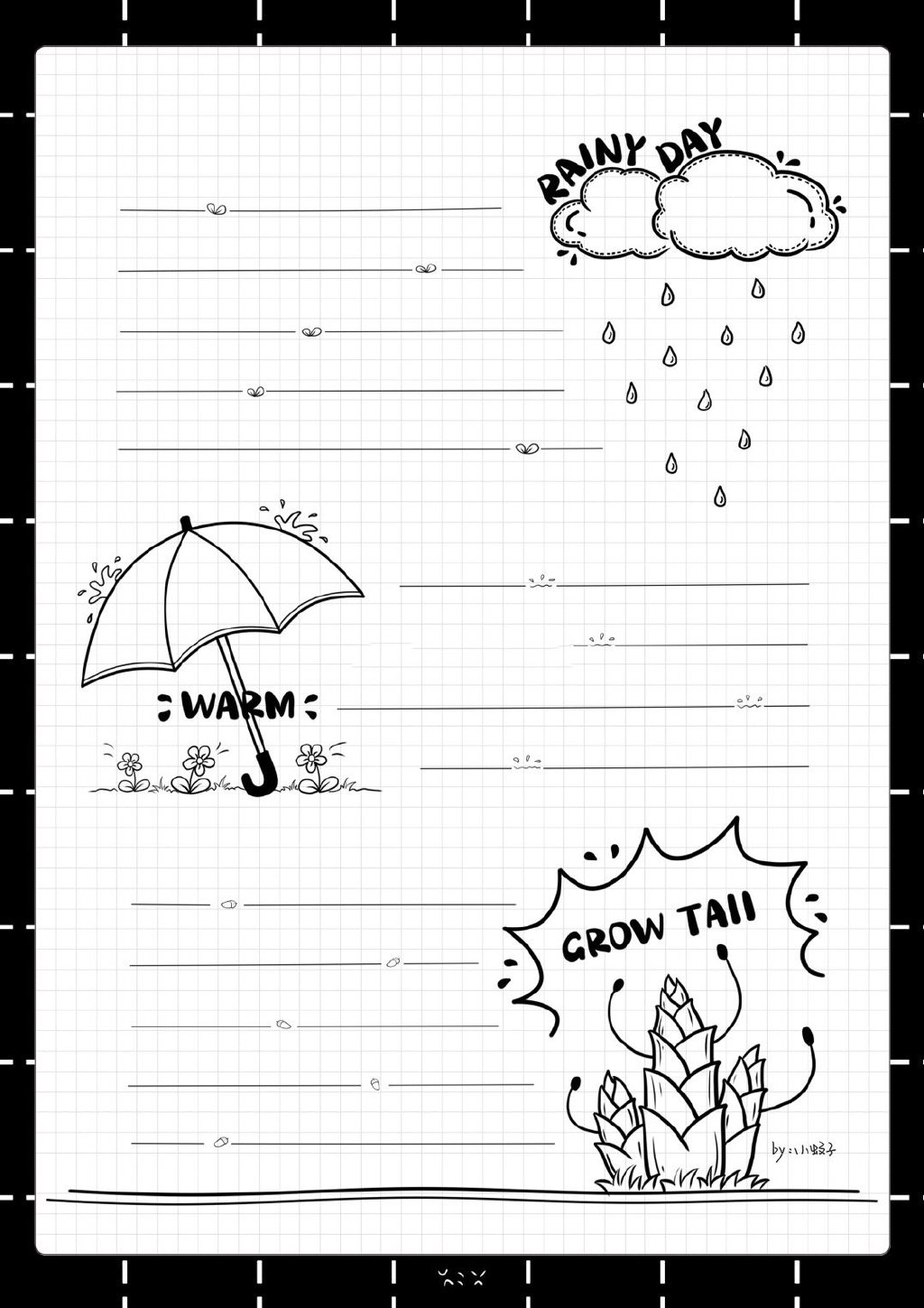 春天主题的手抄报排版-图7