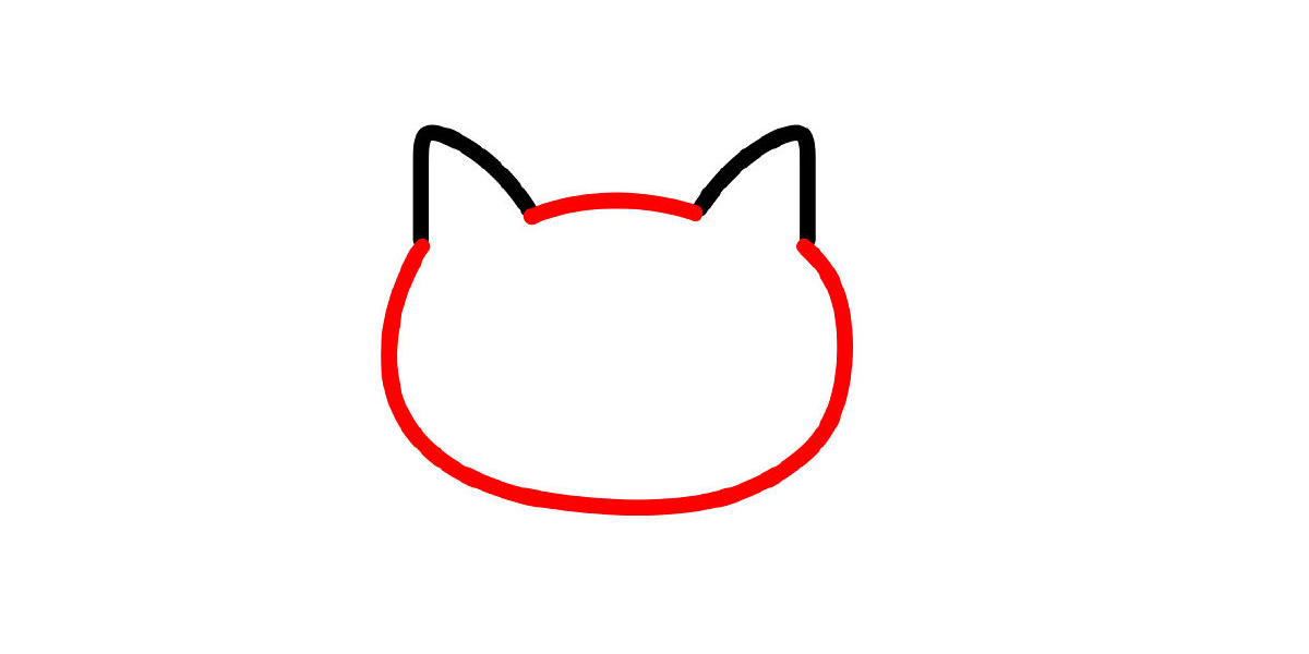 小橘猫简笔画画法步骤-图2