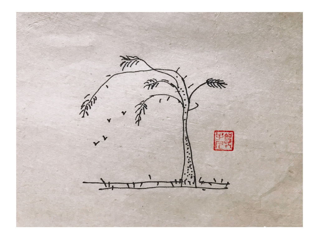 一组春天风景简笔画图片-图5