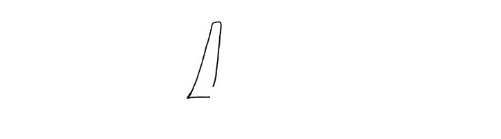 步骤1：首先勾勒出洒水车的前挡风一个不规则的形状。