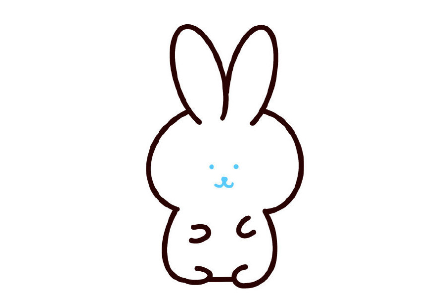 步骤4：画五官。