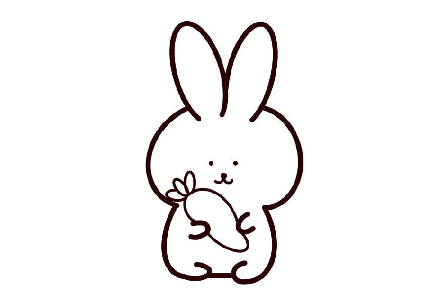 步骤6：线稿完成了。