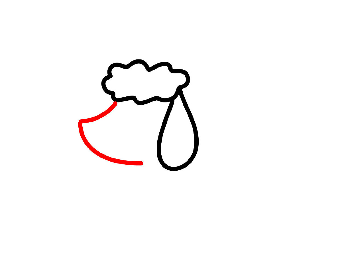 可爱贵宾犬简笔画画法教程-图3