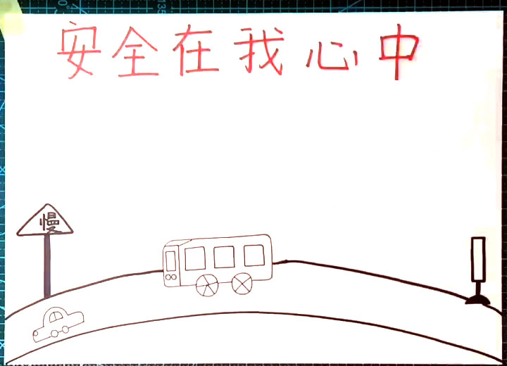 安全在我心中手抄报怎么画-图2