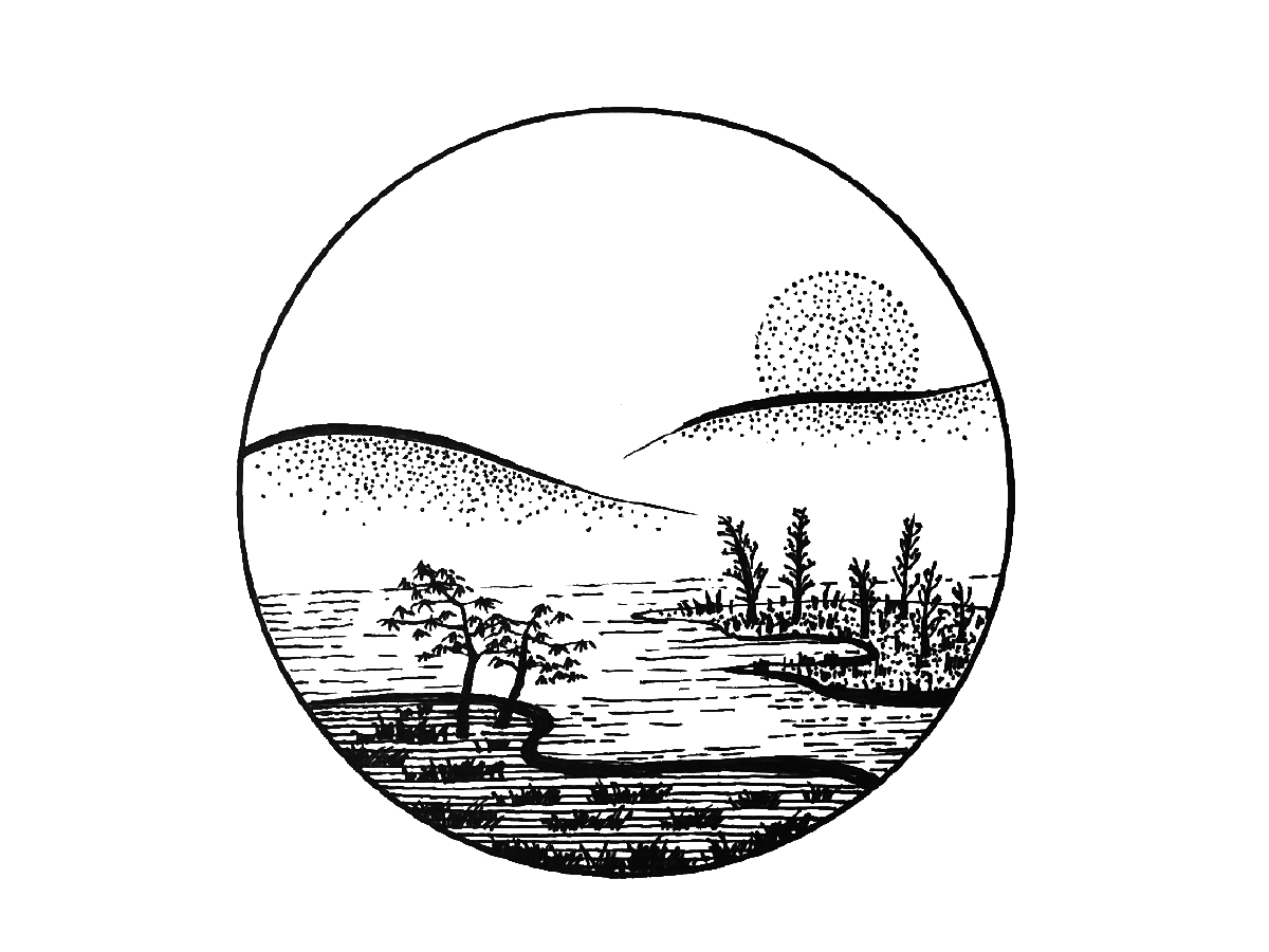 漂亮的风景简笔画图片-图6