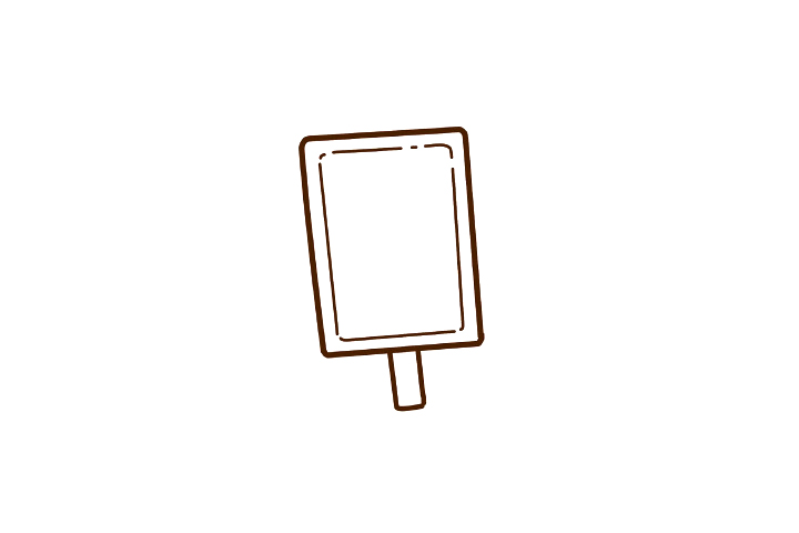 长方形雪糕简笔画教程-图3