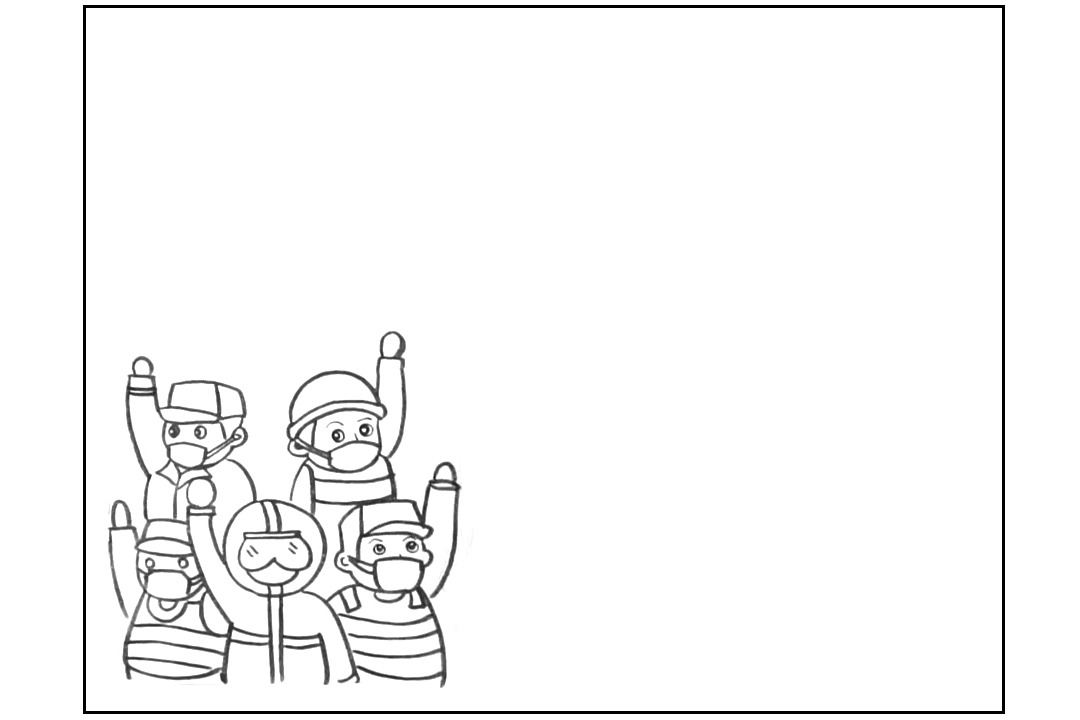 缅怀先烈致敬英雄手抄报画法详解-图1