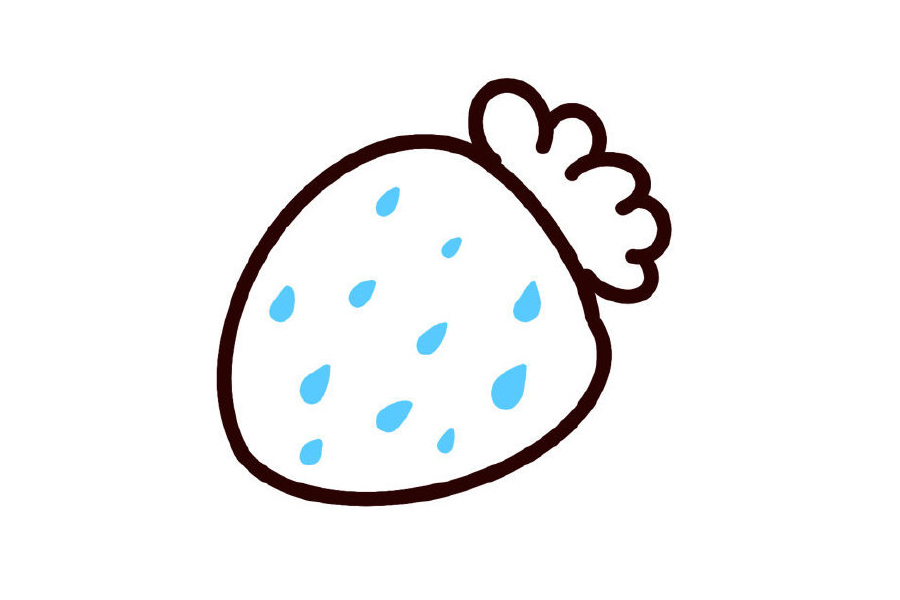 步骤5：画一些小点点。