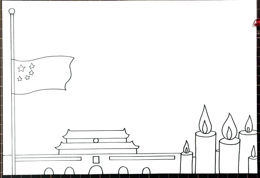 致敬英雄，家国永念手抄报-图3