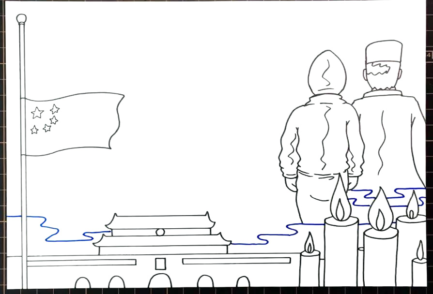 致敬英雄，家国永念手抄报-图4