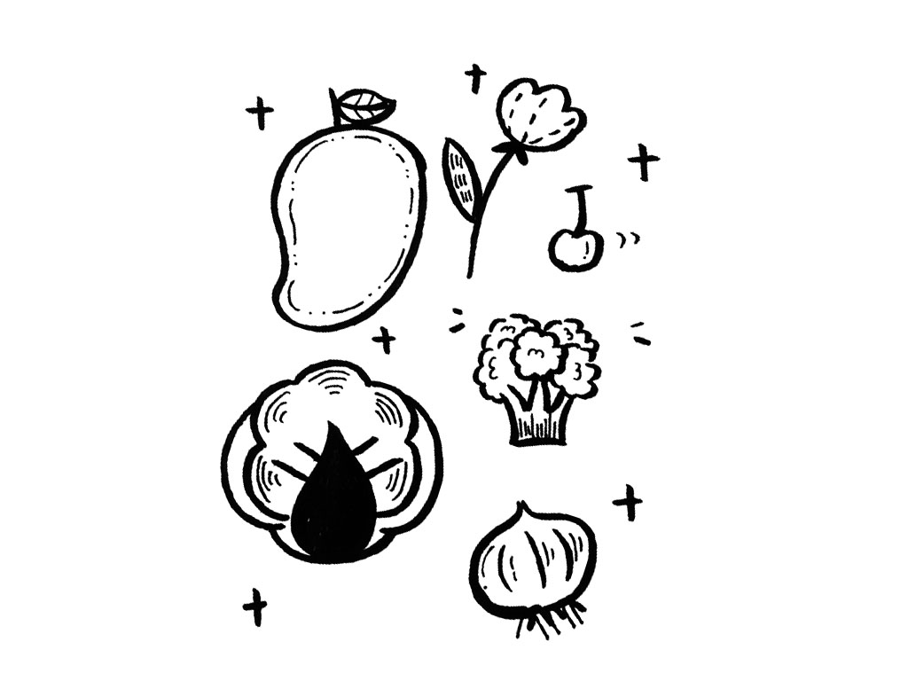 蔬菜水果简笔画图片-图6