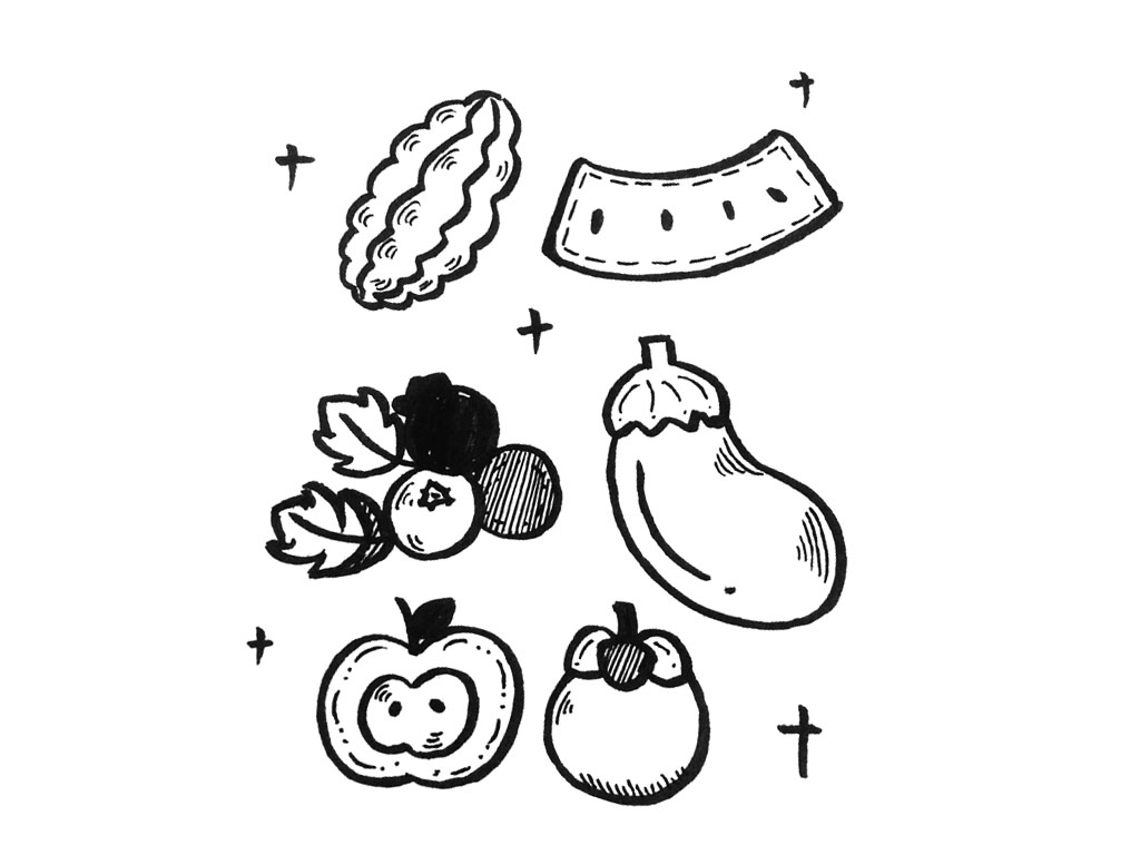 蔬菜水果简笔画图片-图8