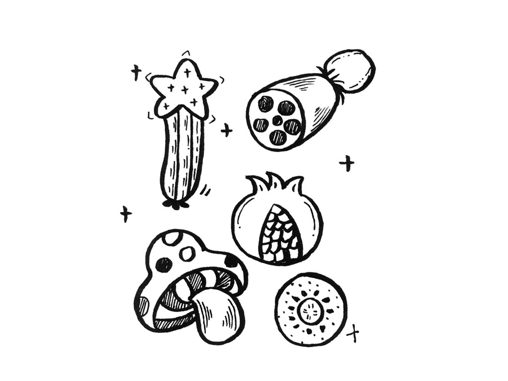 蔬菜水果简笔画图片-图9