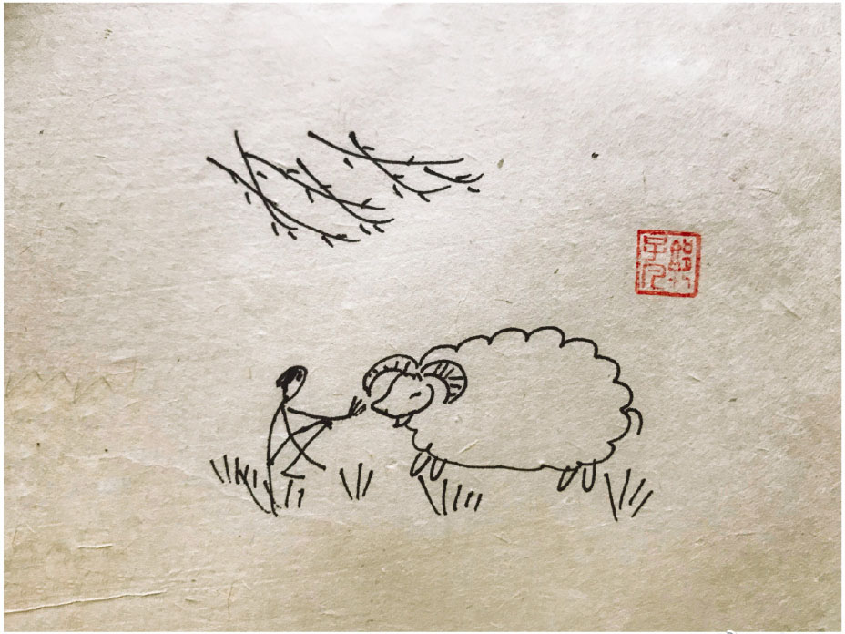 乡村生活风景简笔画图片-图6