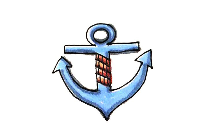 船锚简笔画画法教程