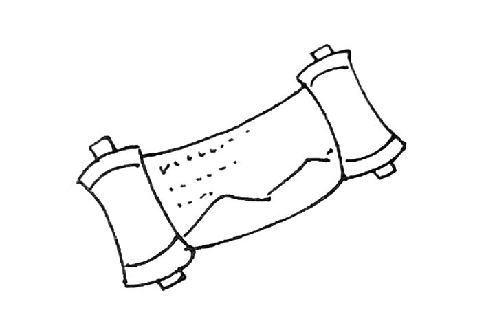 步骤5：卷轴里面，可以画上自己喜欢的或者字。