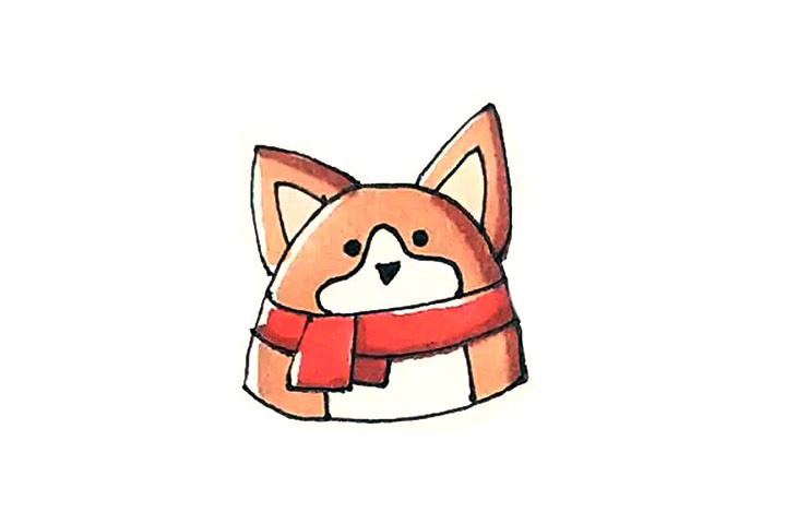 柯基简笔画画法详解