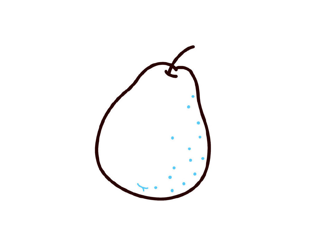 步骤5：画细节和小点点。