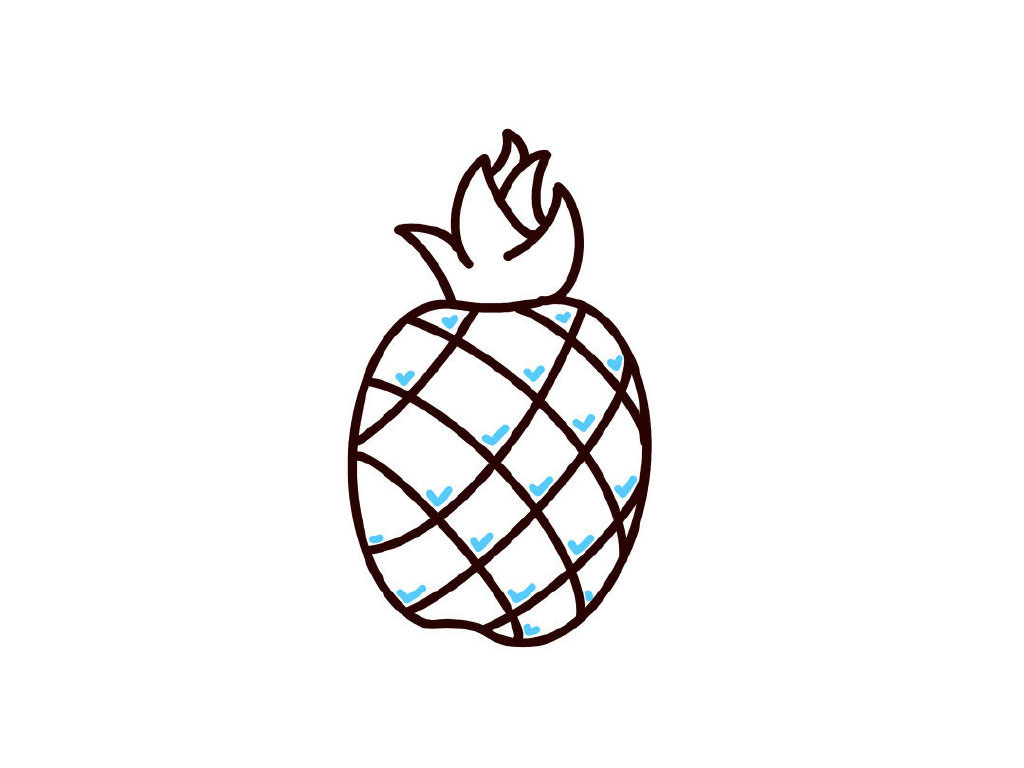 步骤5：画身上的刺。