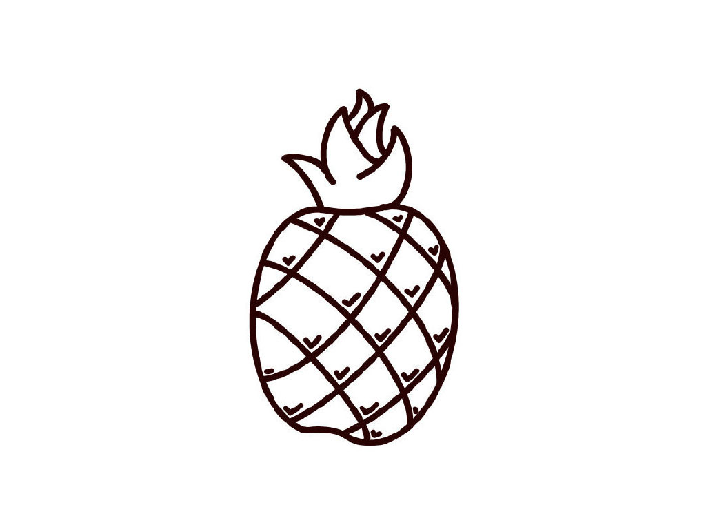 步骤6：线稿完成。