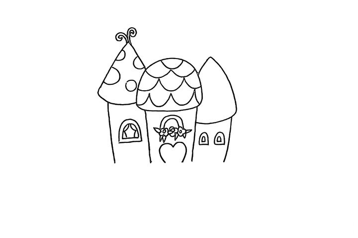 步骤10：仔细观察这间房子是两扇窗户的。