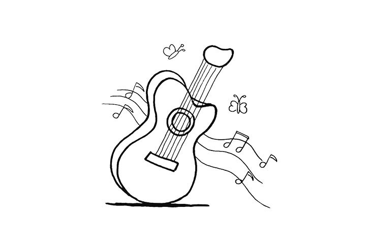 步骤9：还有两只飞舞的小蝴蝶。