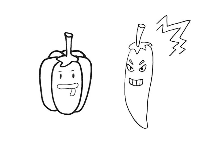 步骤8：再用不规则的锯齿状线条画出一个特效。