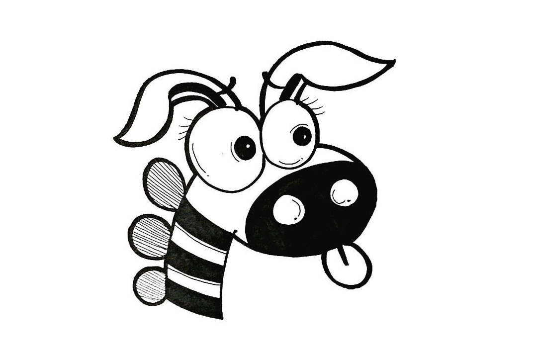 画可爱的小毛驴简笔画-图3