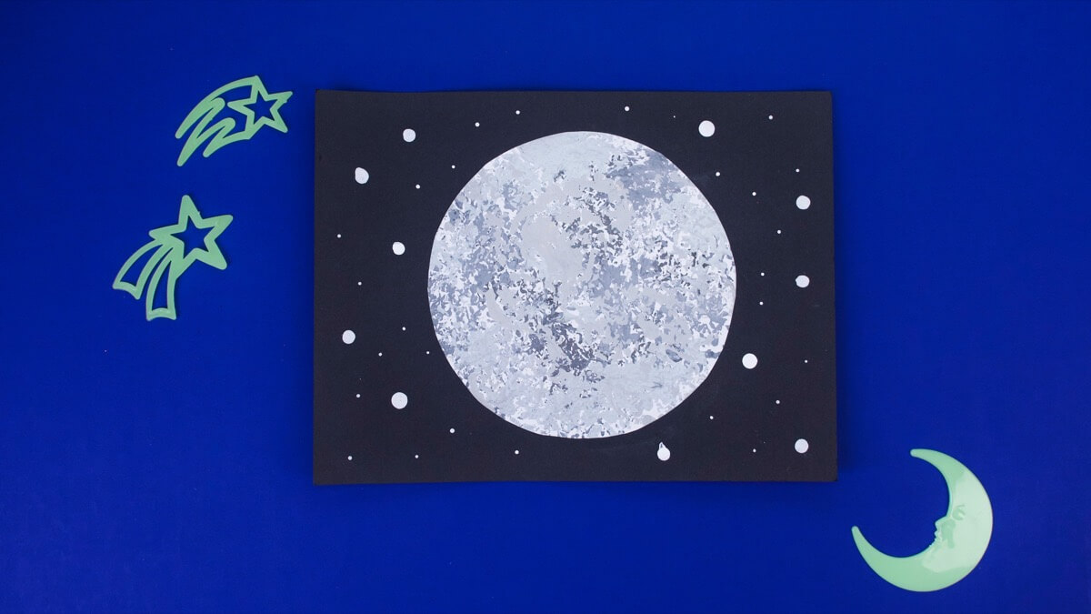 漂亮的月球图手工制作教程