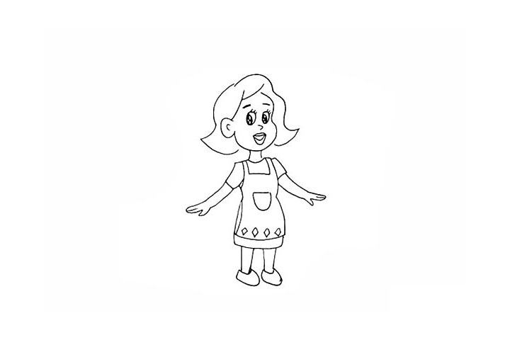 步骤13：怎么画妈妈1088