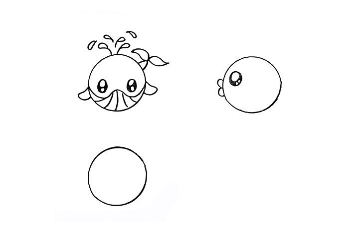 步骤8：还有它圆圆的大眼睛留出高光。