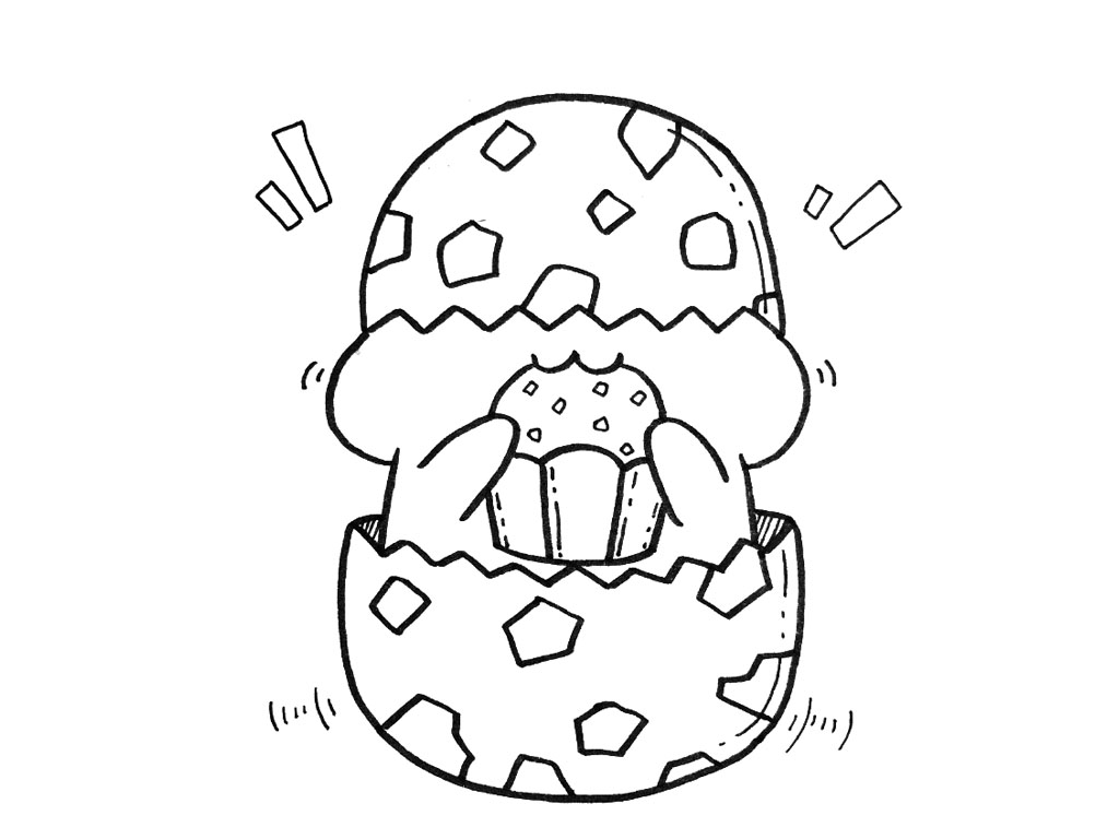 一组可爱的恐龙简笔画图片-图2