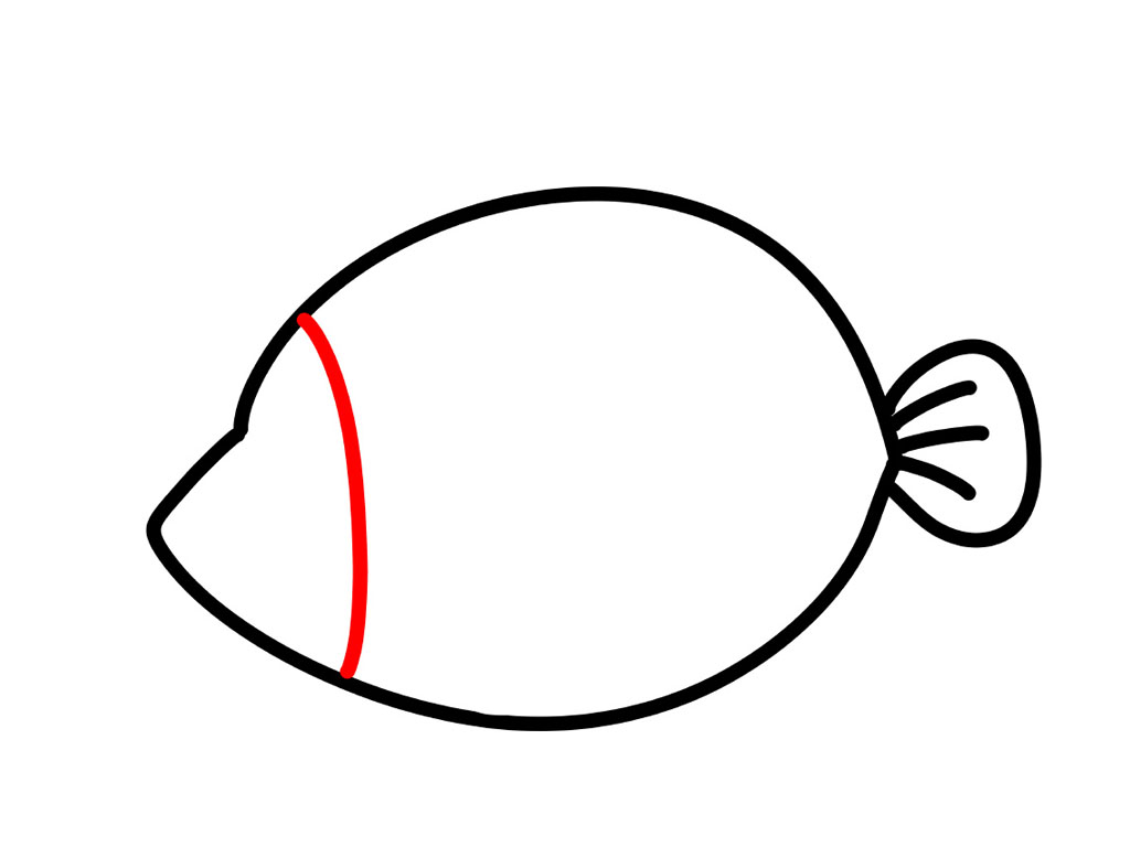  小鱼简笔画教程图解-图4