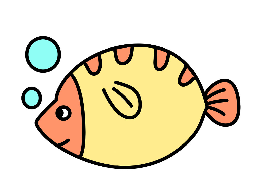  小鱼简笔画教程图解