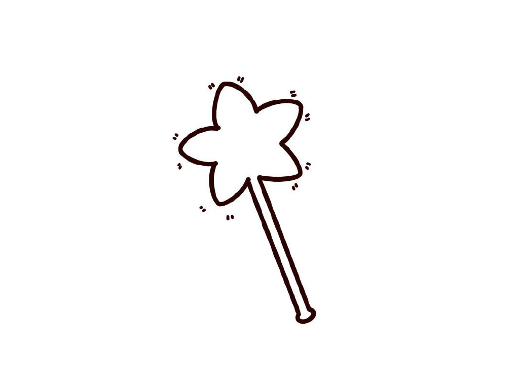 步骤6：线稿完成。