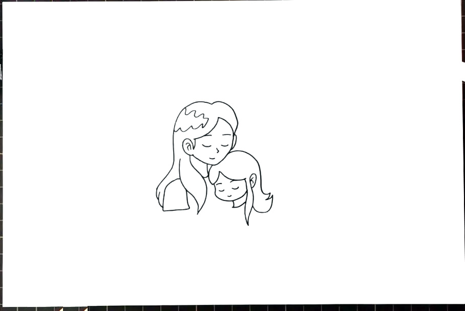 2020年母亲节手抄报步骤-图2