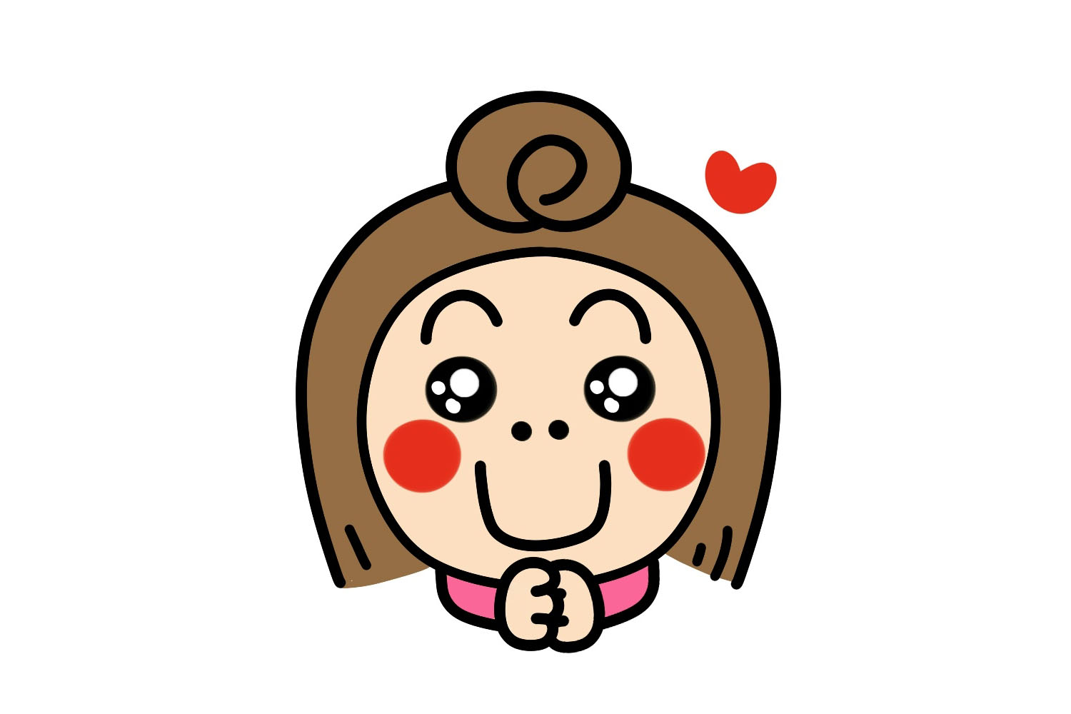 步骤4：涂上自己喜欢的颜色。