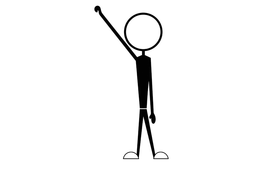 各种火柴人动作简笔画大全-图26