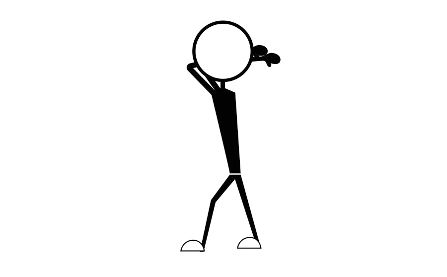 各种火柴人动作简笔画大全-图29