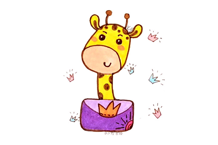 一组超可爱的动物简笔画图片-图7