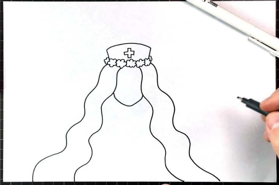 2020年护士节手抄报-图1