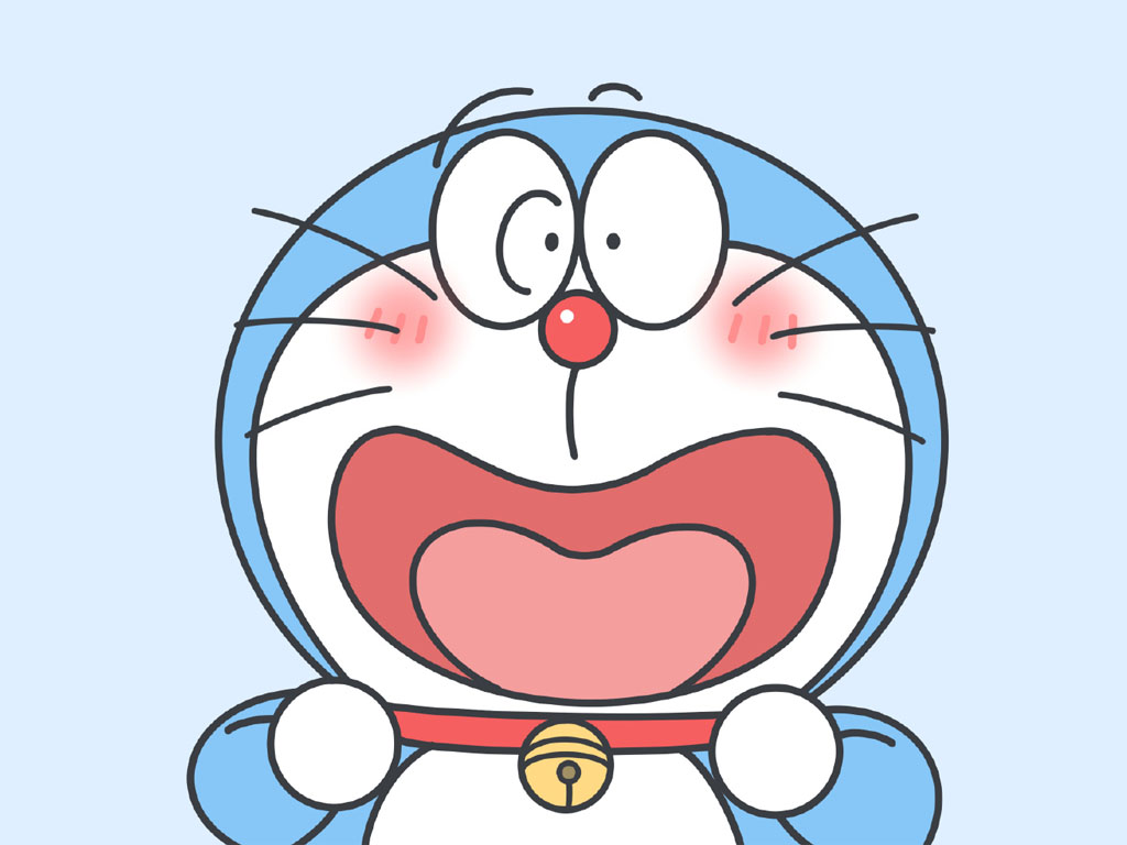 一组可爱哆啦A梦头像简笔画图片-图8