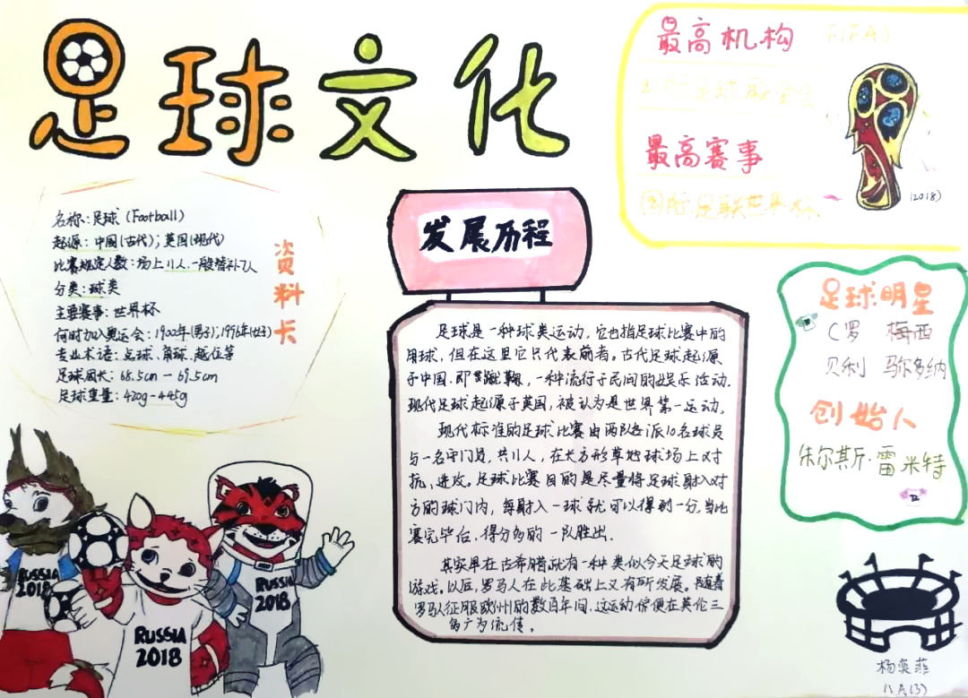 足球文化手抄报图片-图5