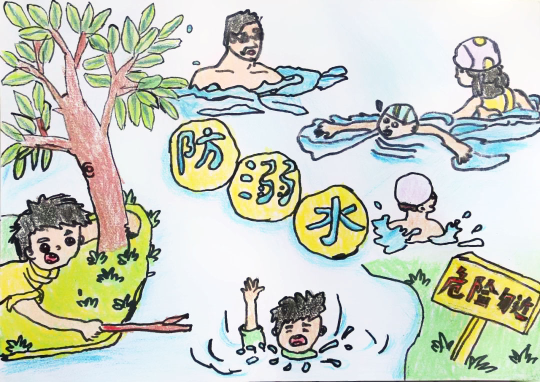 儿童安全-防溺水手抄报-图3