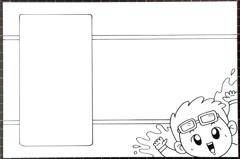 2020年防溺水手抄报怎么画-图3