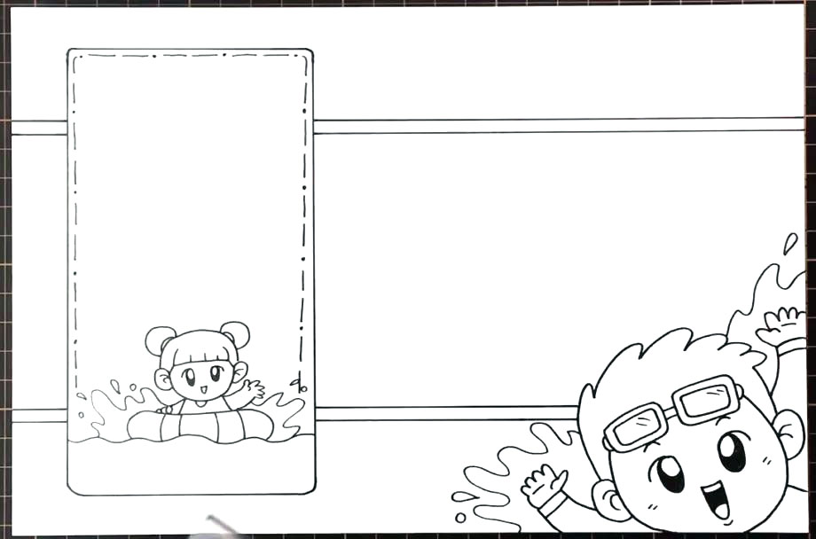 2020年防溺水手抄报怎么画-图4