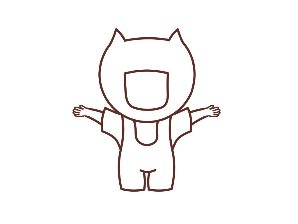 步骤4：画出胳膊。